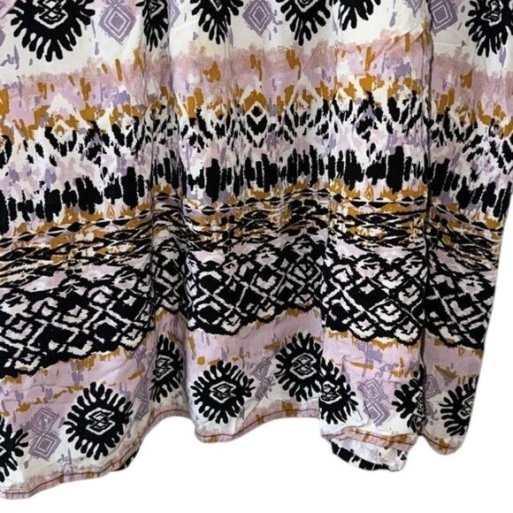 Elodie Womens Boho-Style Sleeveless Summer Dress L Rayon Multicolor - Picture 6 of 9